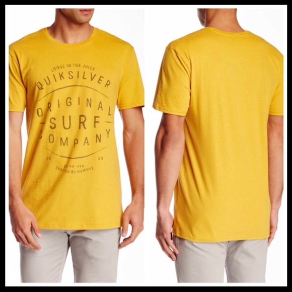 QUICKSILVER TEE HAWAII SHORT SLEEVES CASUAL SURF T-SHIRT A2C - Picture 4 of 8